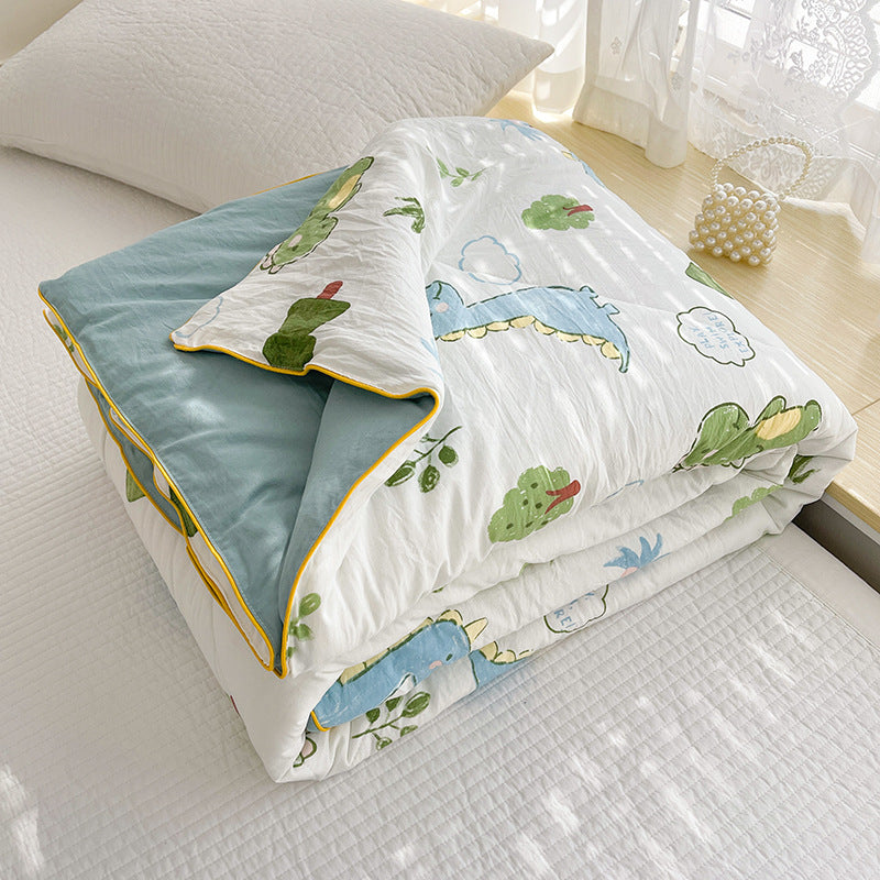 Class A Washed Cotton Double-layer Yarn Soybean Fiber Quilt Air-conditioning Quilt