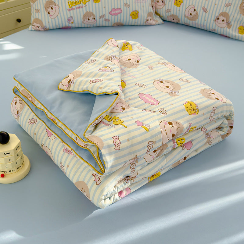 Class A Washed Cotton Double-layer Yarn Soybean Fiber Quilt Air-conditioning Quilt
