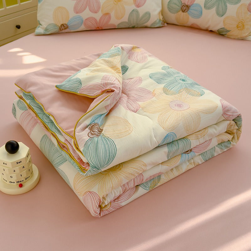Class A Washed Cotton Double-layer Yarn Soybean Fiber Quilt Air-conditioning Quilt