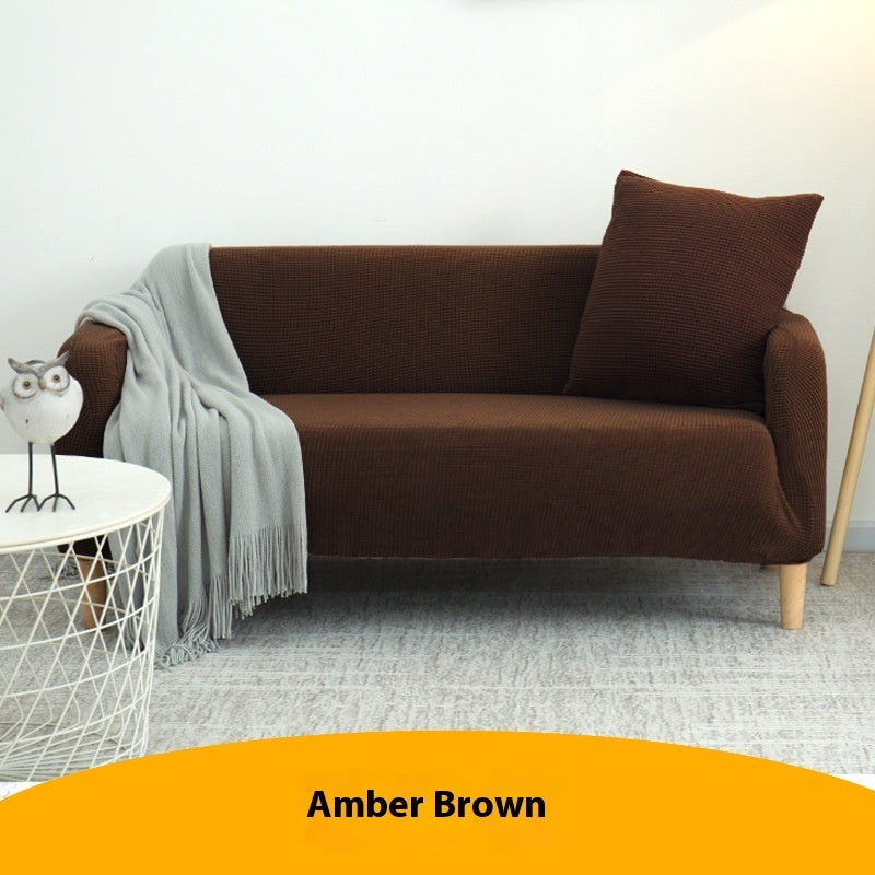 Single Double Three-seat Knitted Thickened Sofa Cover