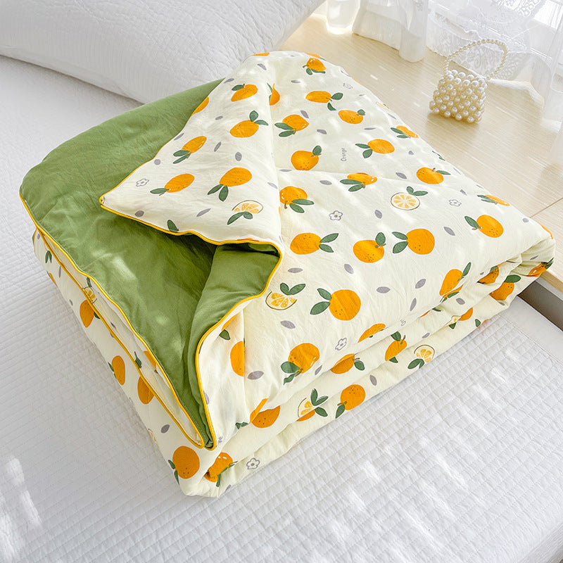 Class A Washed Cotton Double-layer Yarn Soybean Fiber Quilt Air-conditioning Quilt
