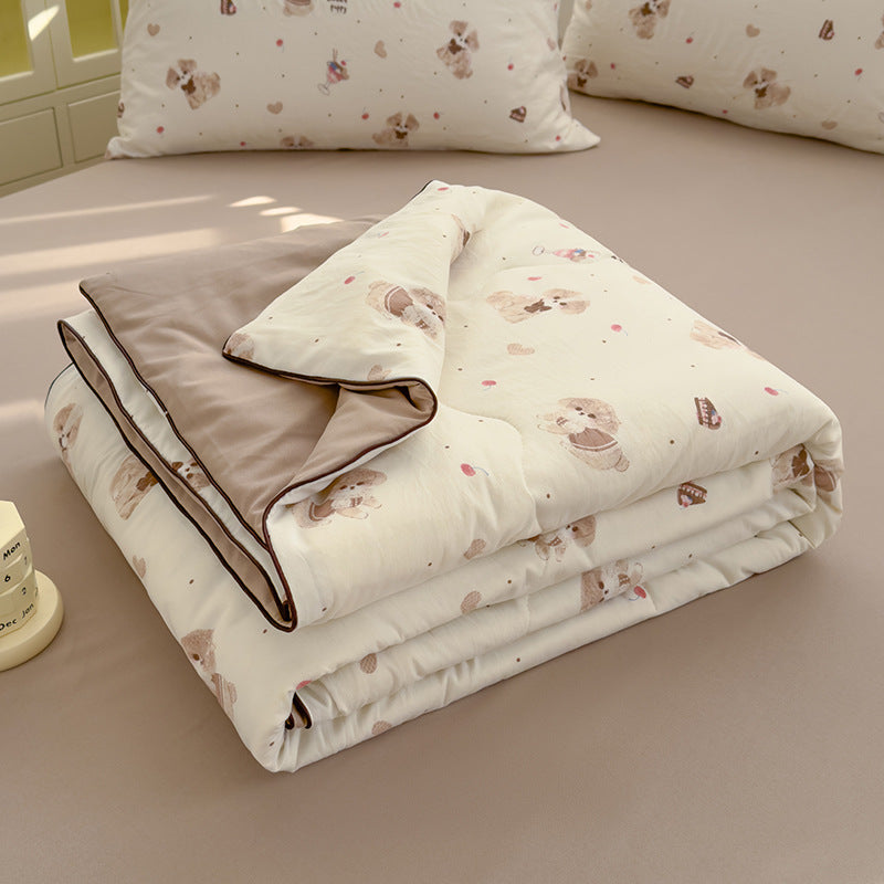 Class A Washed Cotton Double-layer Yarn Soybean Fiber Quilt Air-conditioning Quilt