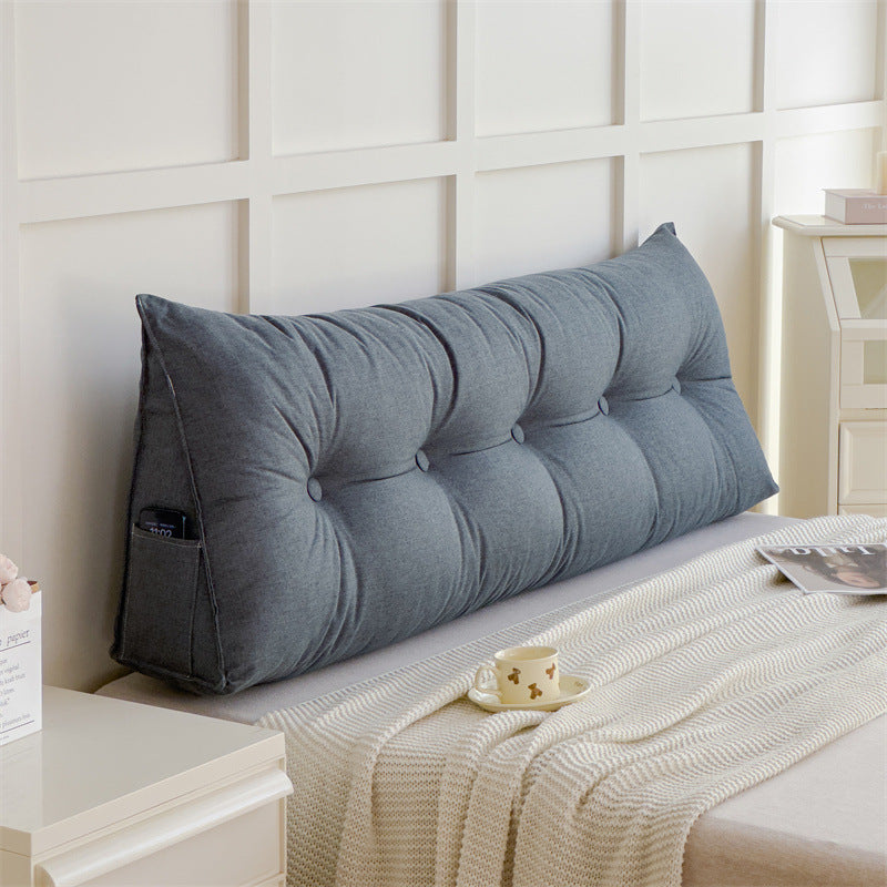 Cotton And Linen Cushion Without Bedside Soft Upholstery