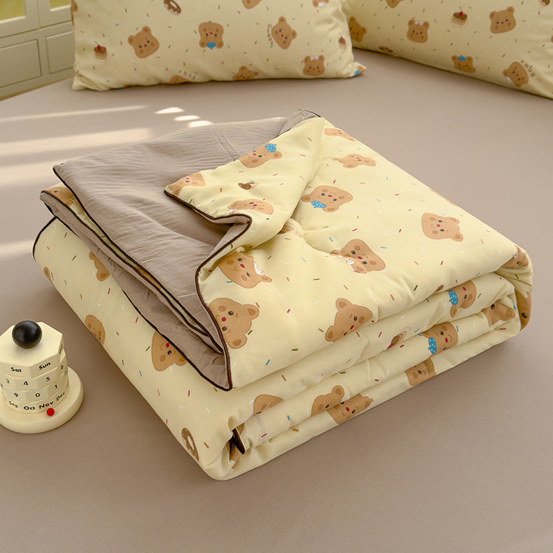 Class A Washed Cotton Double-layer Yarn Soybean Fiber Quilt Air-conditioning Quilt