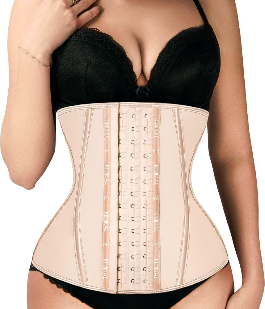 KIMIKAL Women's Corset Waist Trainer and Shapewear for Tummy Control and Waist Cinching