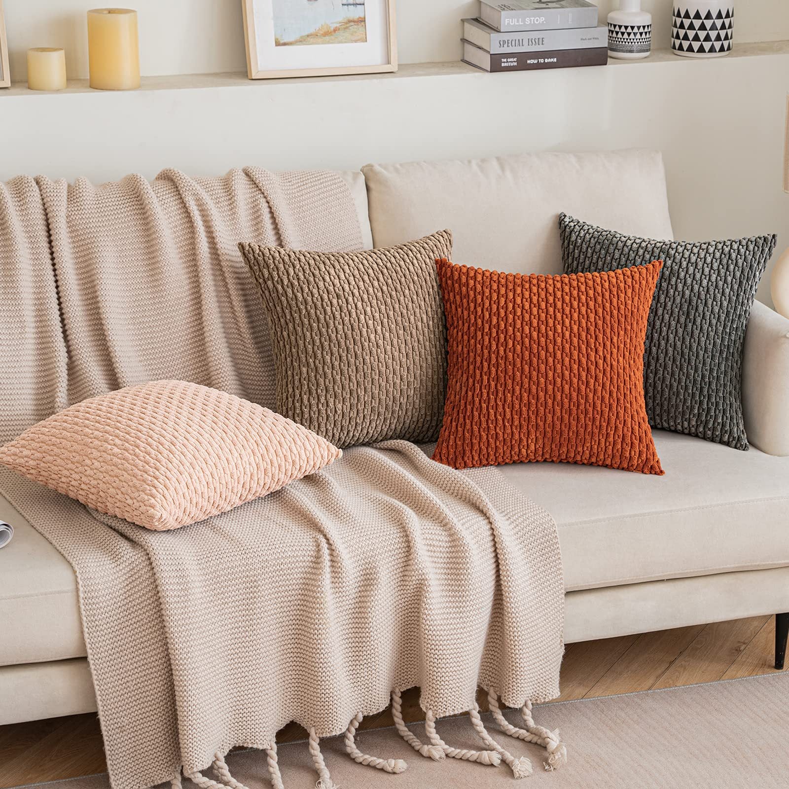 Modern Nordic Instagram Style Pillow Solid Color Pillow Cover