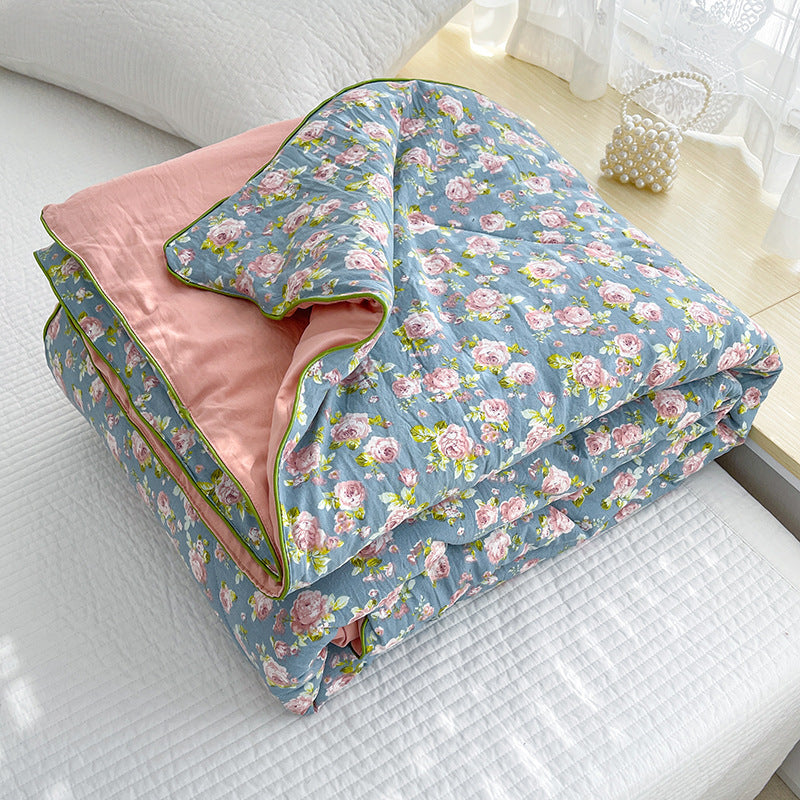 Class A Washed Cotton Double-layer Yarn Soybean Fiber Quilt Air-conditioning Quilt