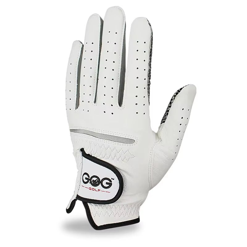 Pack 1 Pc Golf Gloves Men'S Left/Right Hand Soft Breathable Pure Sheepskin with Anti-Slip Granules Golf Gloves Golf Men