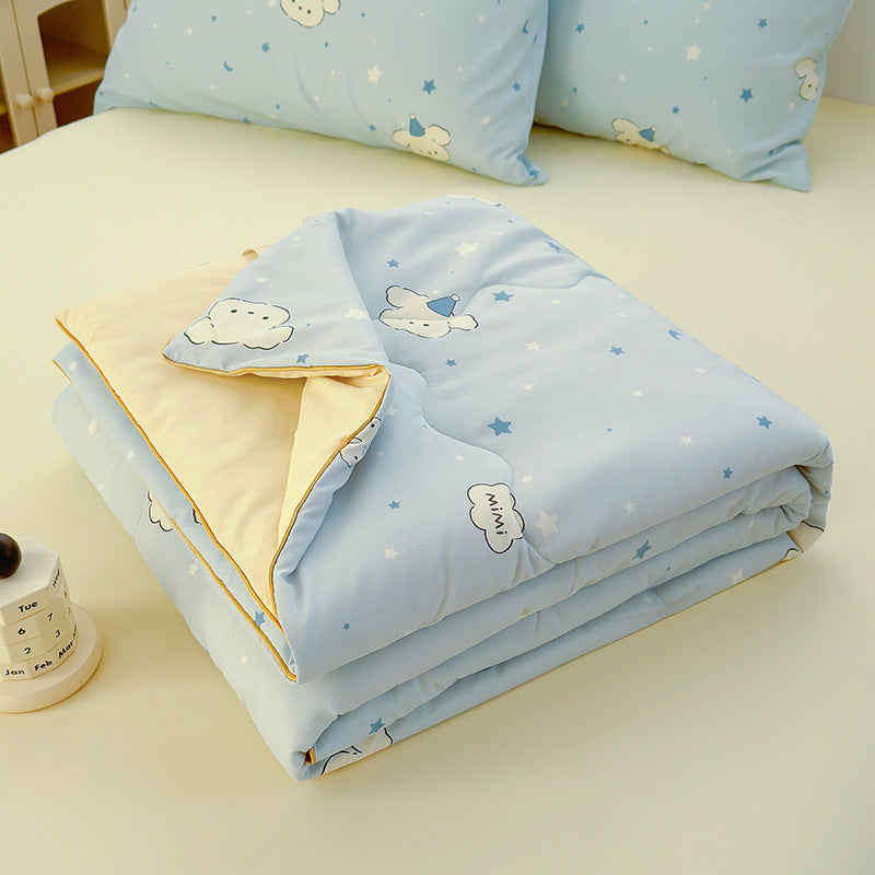 Class A Washed Cotton Double-layer Yarn Soybean Fiber Quilt Air-conditioning Quilt