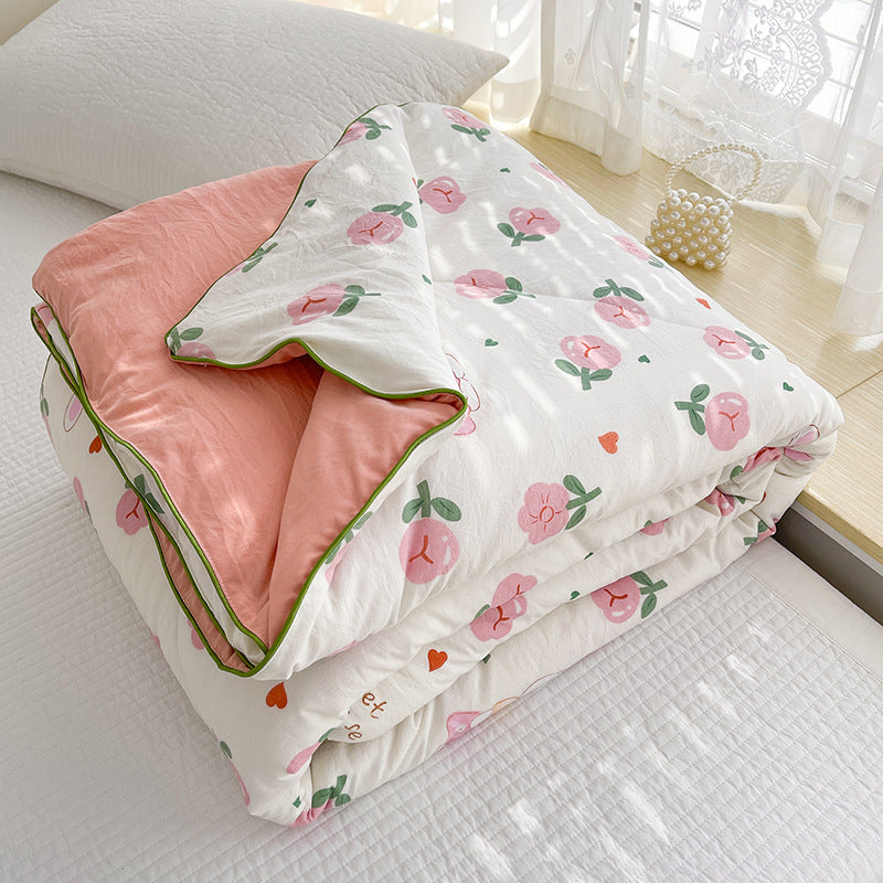 Class A Washed Cotton Double-layer Yarn Soybean Fiber Quilt Air-conditioning Quilt