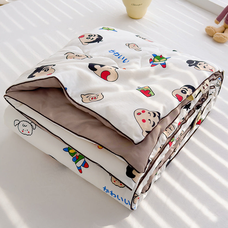 Class A Washed Cotton Double-layer Yarn Soybean Fiber Quilt Air-conditioning Quilt
