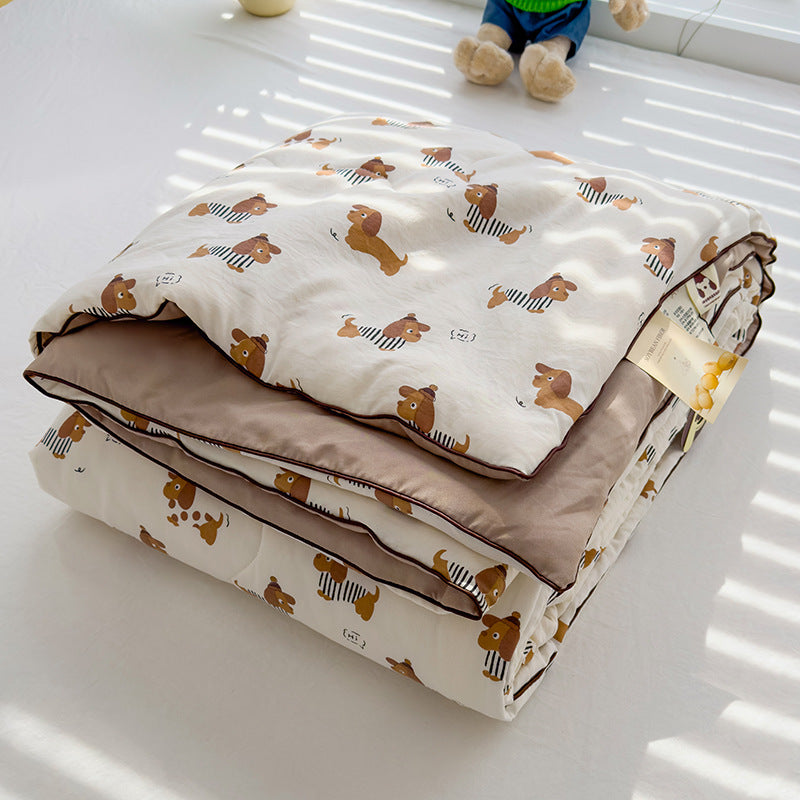 Class A Washed Cotton Double-layer Yarn Soybean Fiber Quilt Air-conditioning Quilt