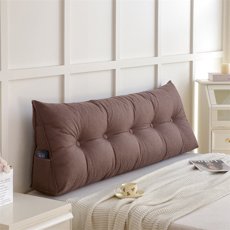 Cotton And Linen Cushion Without Bedside Soft Upholstery
